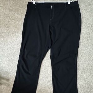 Kuhl Strattus Trail Pants Quick Dry Ripstop Black Women's 20W Inseam 29.5" EUC